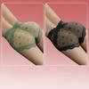 2pcs Ladies' Sexy Underwear Girls' Sweet Mesh Lace Cross Lifted Hip Shaping Triangle Shorts