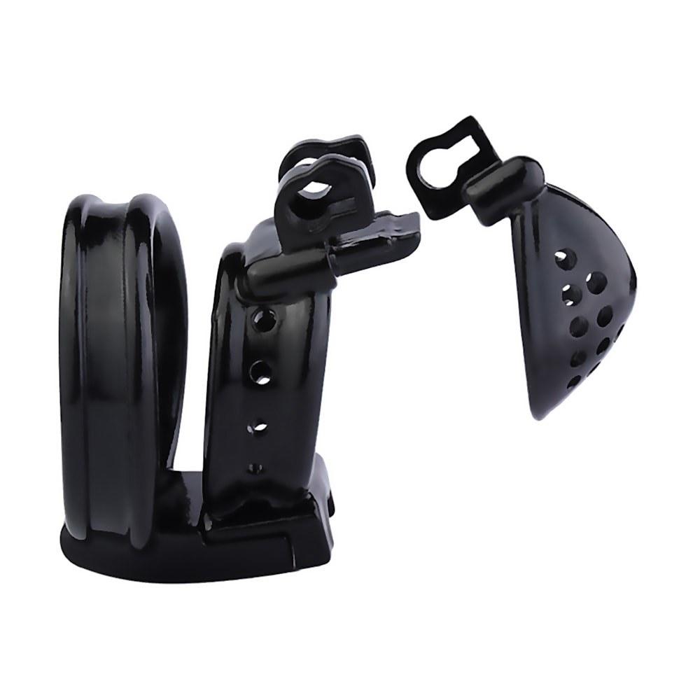 Male Sex Toys Gay Bird Cage Resin Chastity Device Round Hole Hollow Design 304 Stainless Steel Chastity Lock