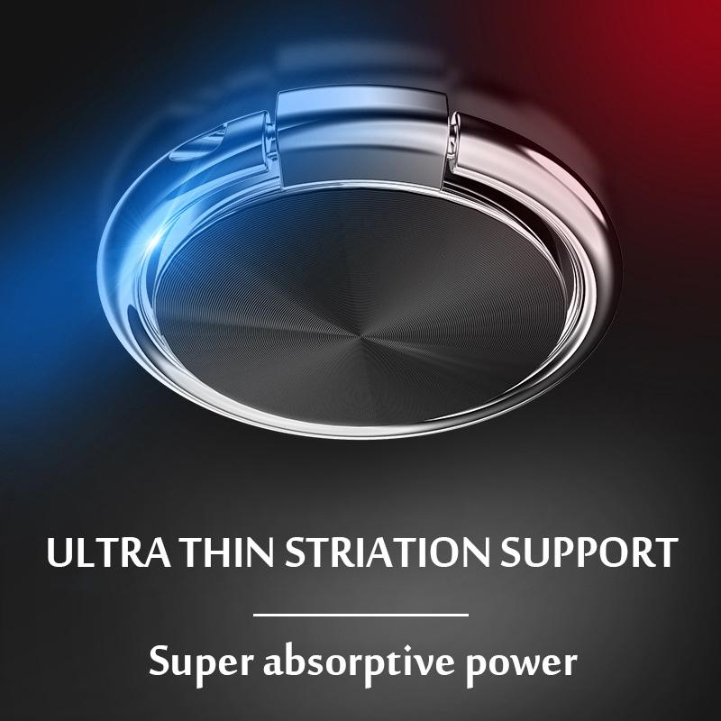 Тонкое кольцо-подставка для телефона на 360 градусов для iPhone X 7 plus/Samsung/Xiaomi All Smart Phone Holder