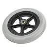 Wheelchair Rubber Wheels for 7 Inch Front Wheels - Ideal for Disabled, Elderly, and Old People Walk Chair