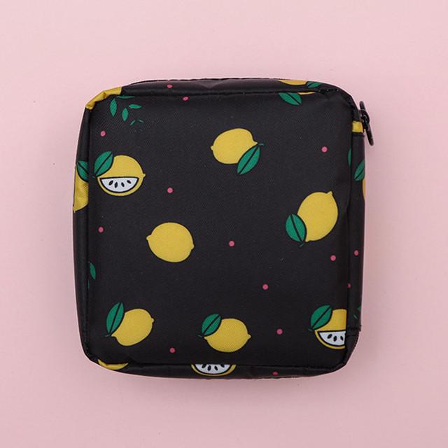 Женская сумка для хранения тампонов, водонепроницаемая мини-гигиеническая салфетка, сумка для туалетных принадлежностей, дорожная косметичка, косметичка, кабель для передачи данных, женская сумка