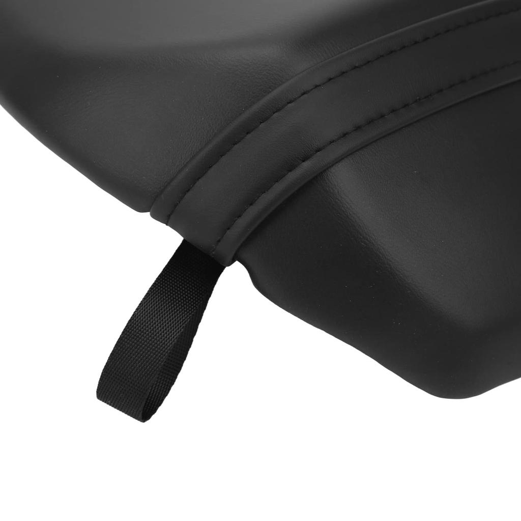Qiilu Motorcycle Pillion Seat Motorcycle Rear Pillion Seat Cushion Pressure Relief Comfort Passenger Pad Replacement for 900 Pad,
