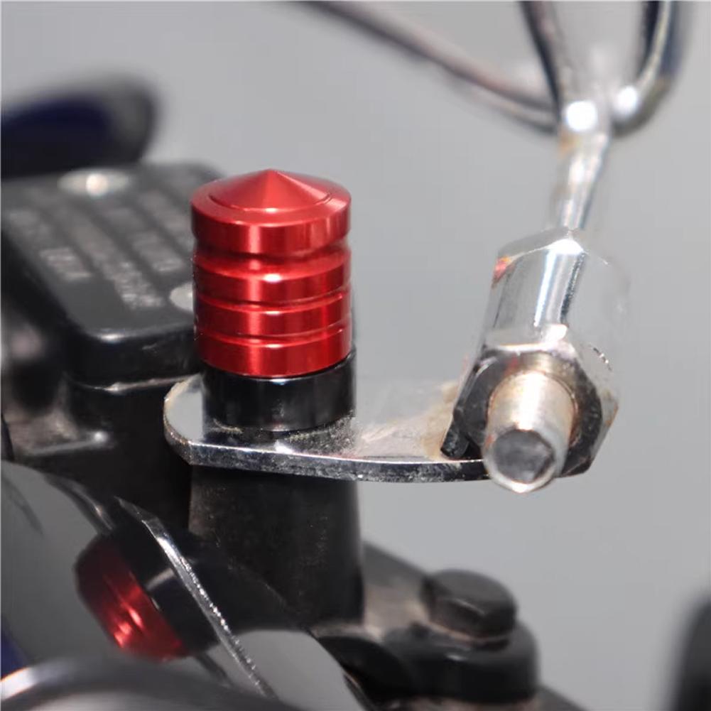2 шт мотоциклетные CNC алюминиевые M8 M10 заглушки для отверстий зеркала заднего вида винты антикоррозийный держатель зеркала заднего вида