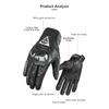 Motorcycle Racing Gloves Equipment Leather Carbon Protection Moto Cross Dirtbiker Riding Motocross Motorcyclist Cycling Glove