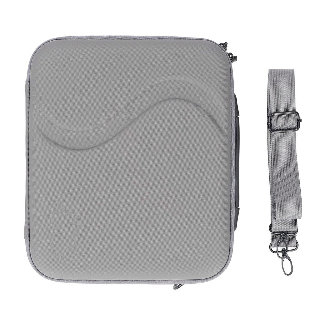 Drone Carrying Case PU Shell Shock Absorbing Lining Dual Zip Protective Storage Bag with Adjustable