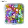 100 Pcs Mini Resin Turtle Statues Glow In Dark Tiny Turtle Figurines Miniature Animals for Fairy Garden Decor DIY Crafts Potted Plants Cake Toppers