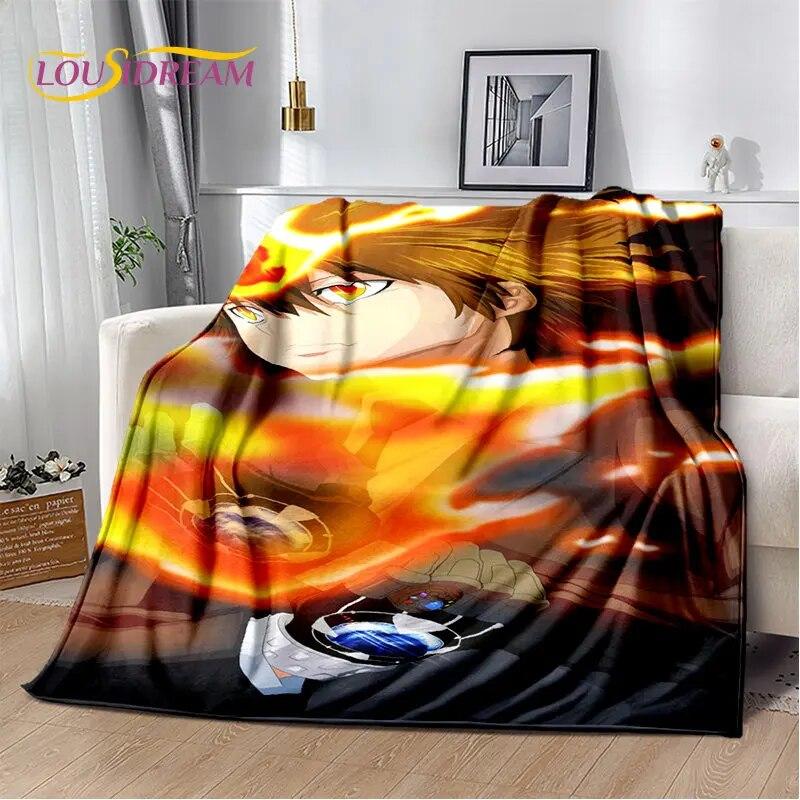 Мягкое плюшевое одеяло в стиле аниме «Учителя Hitman Reborn», фланелевое одеяло для гостиной, спальни, кровати, дивана, чехол для пикника, детское одеяло