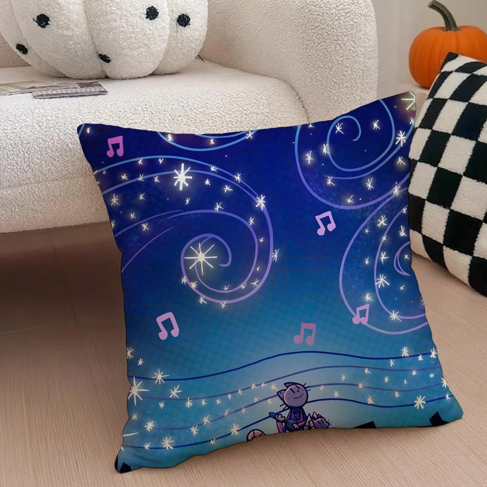 funny cute DDog Man Cushion Cover Throw Pillow Cover Hidden Button Durable Polyester Chair Cushion