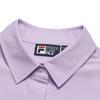 Fila White Series Loose Fit Logo Design Polo Shirt Women Shirts Orchid-Purple F11W523408F-VT