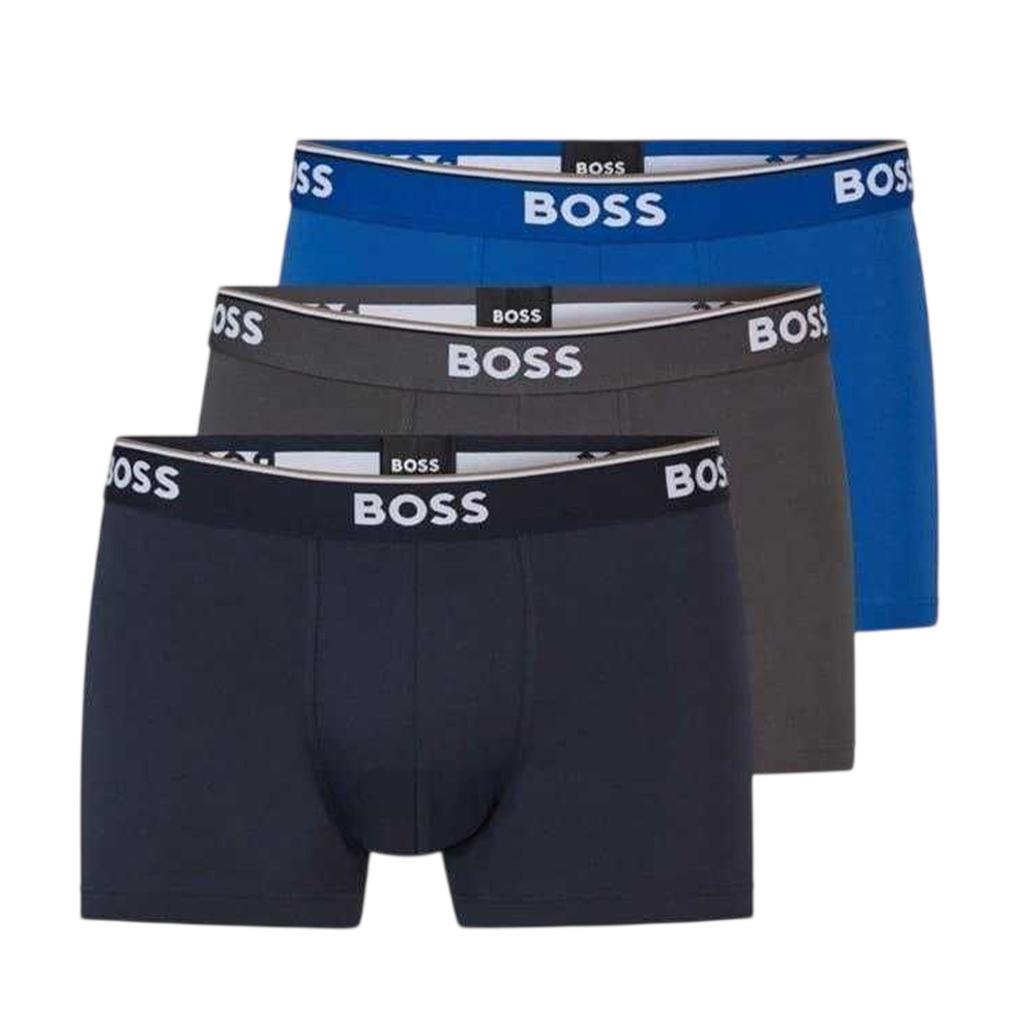 BOSS Мужское нижнее белье Логотип Боксеры (Пакет из 3)