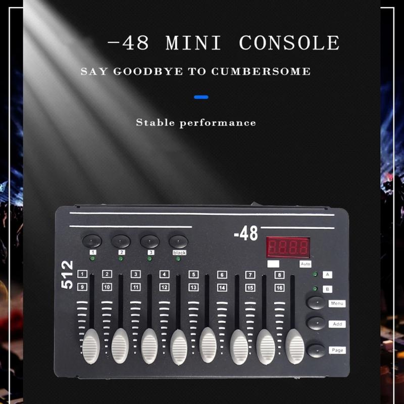 Контроллер сценического освещения DMX512, 3-контактный, 2 Вт, с интуитивно понятным интерфейсом и поддержкой 4/8 каналов