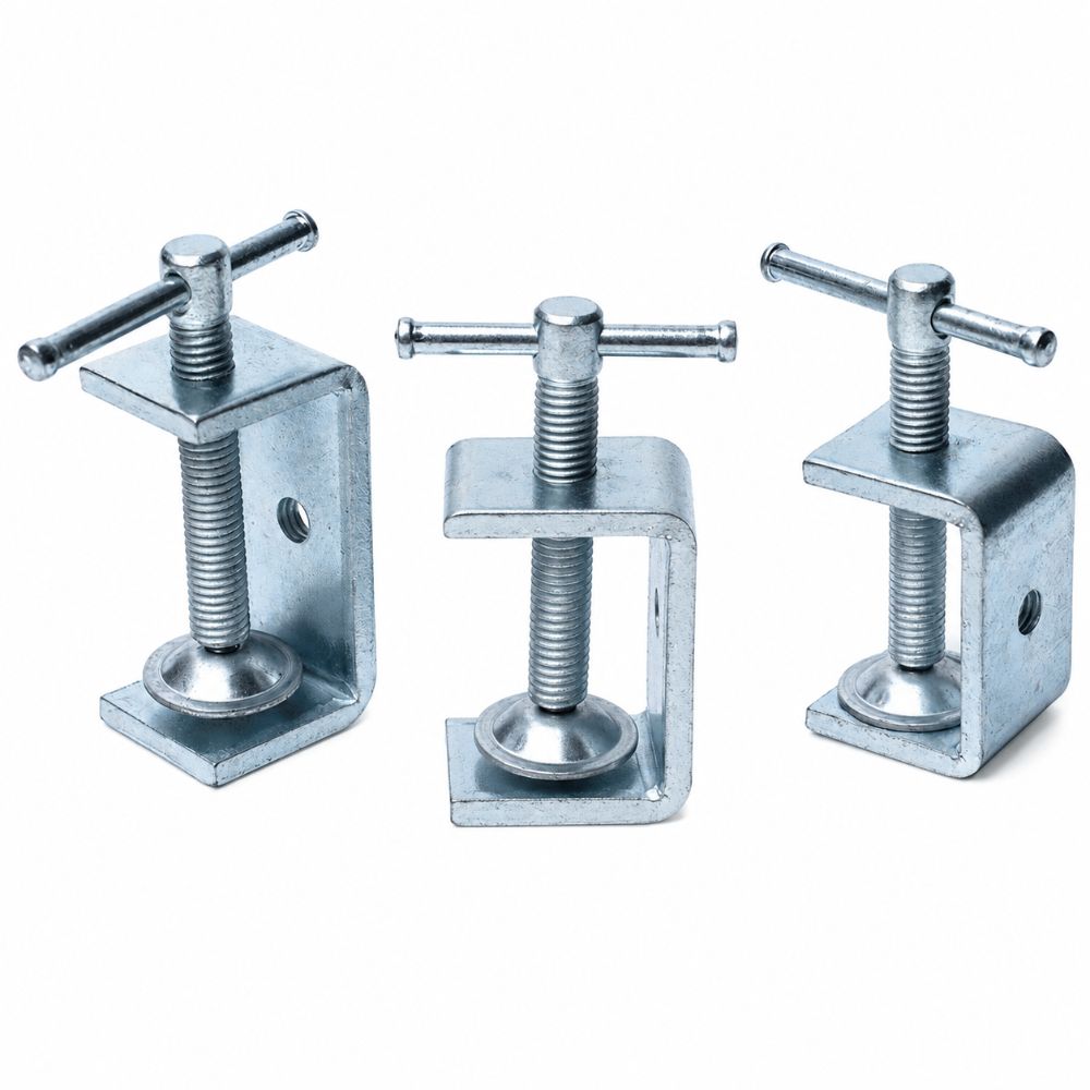 Adjustable Square Clamp Zinc Plating Fixed Holder Clip Professional C-clamp  Hardware Fasteners