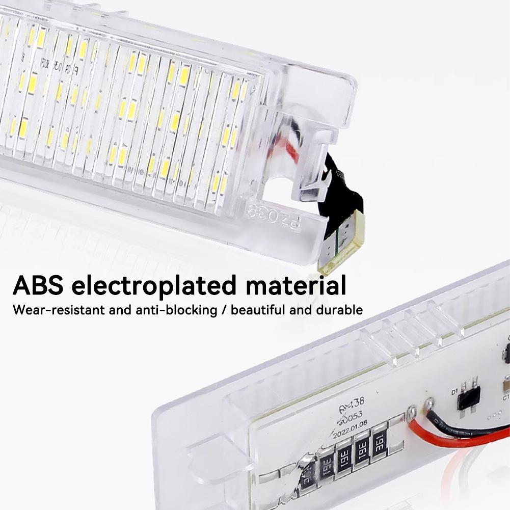 1 шт. Автомобильные светодиодные фонари номерного знака, сменные лампы номерного знака, безошибочные Canbus, автомобильные 12 В лампы