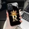 Чехол для Realme C35 Модный чехол с начальной буквой из закаленного стекла для Realme Narzo 50A Prime C 35 Ударопрочный чехол для телефона