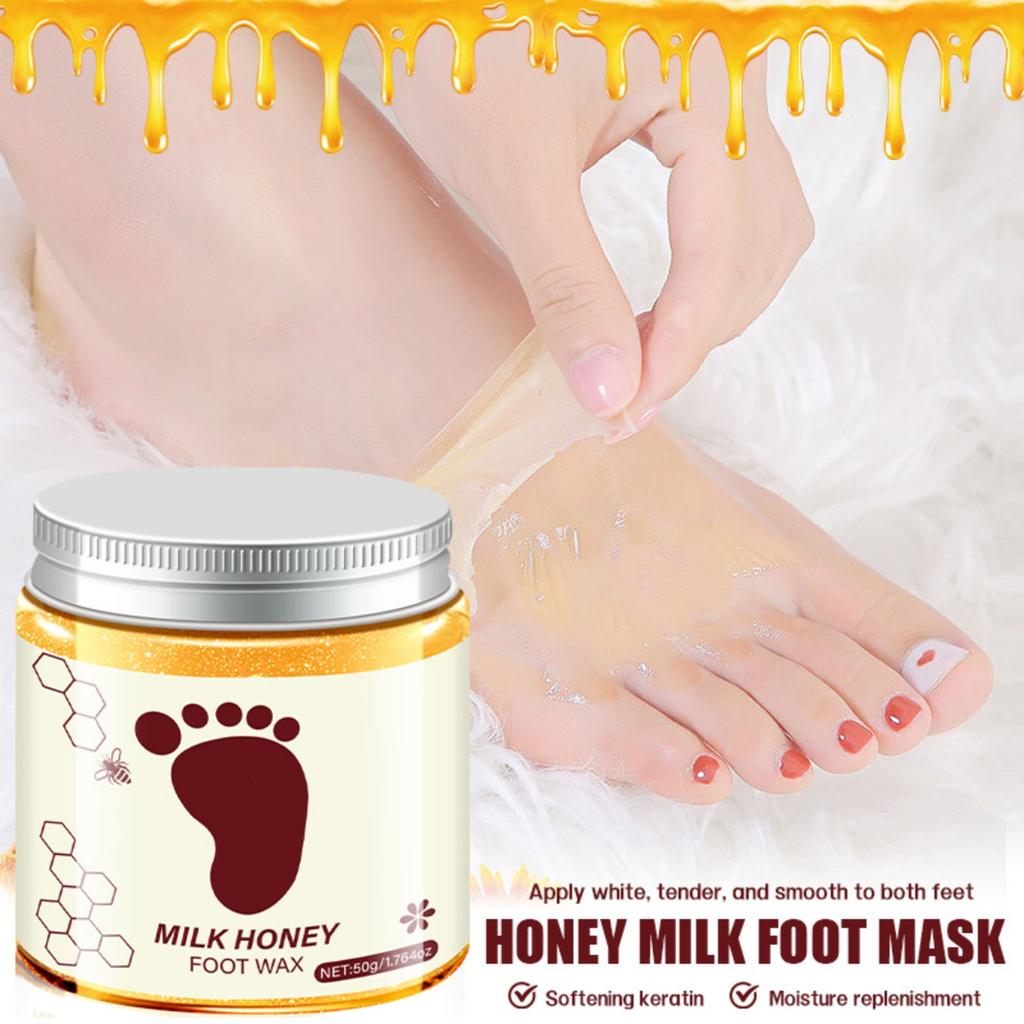 Milk Honey Exfoliating Foot Wax Foot Mask Fine Lines Moisturizing Tender Skin Hydrating Moisturizing Foot Cream