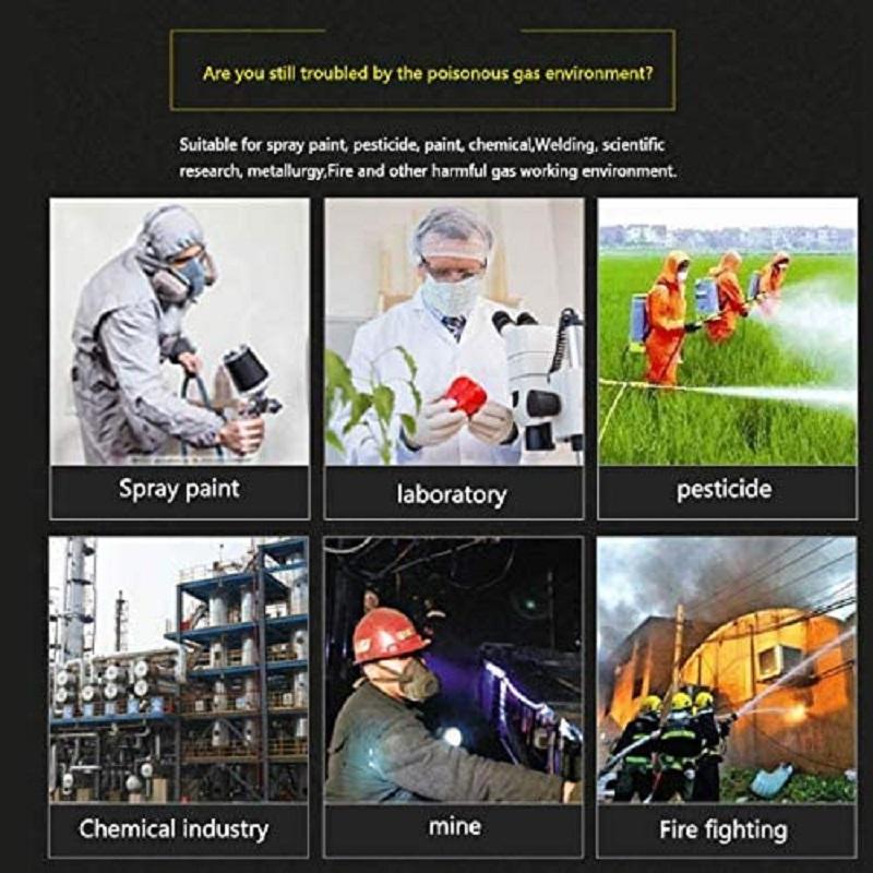 6200 Type Mask Industrial Half Face Painting Spraying Respirator With Protective Glasses Suit Safety Work Filter Replace