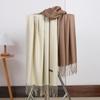 Women'S Thick Warm Solid Color Scarf Autumn And Winter New Style Cashmere Scarf Versatile Wool Scarf
