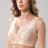 Sexy Large Size Bras for Women Push Up Bras Front Closure Brassiere Femme Wireless Lace Bras Intimate Lingerie