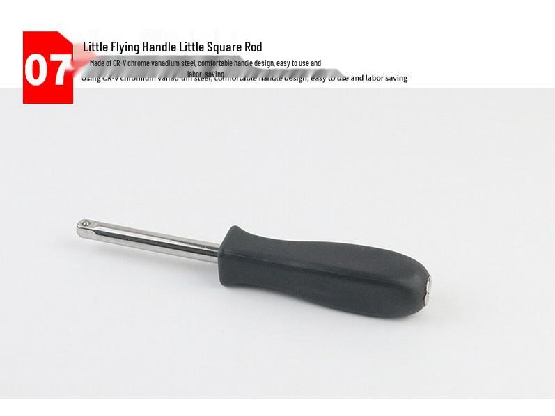 Набор инструментов из 46 предметов для ремонта автомобилей и мотоциклов, трещоточная торцевая рукоятка