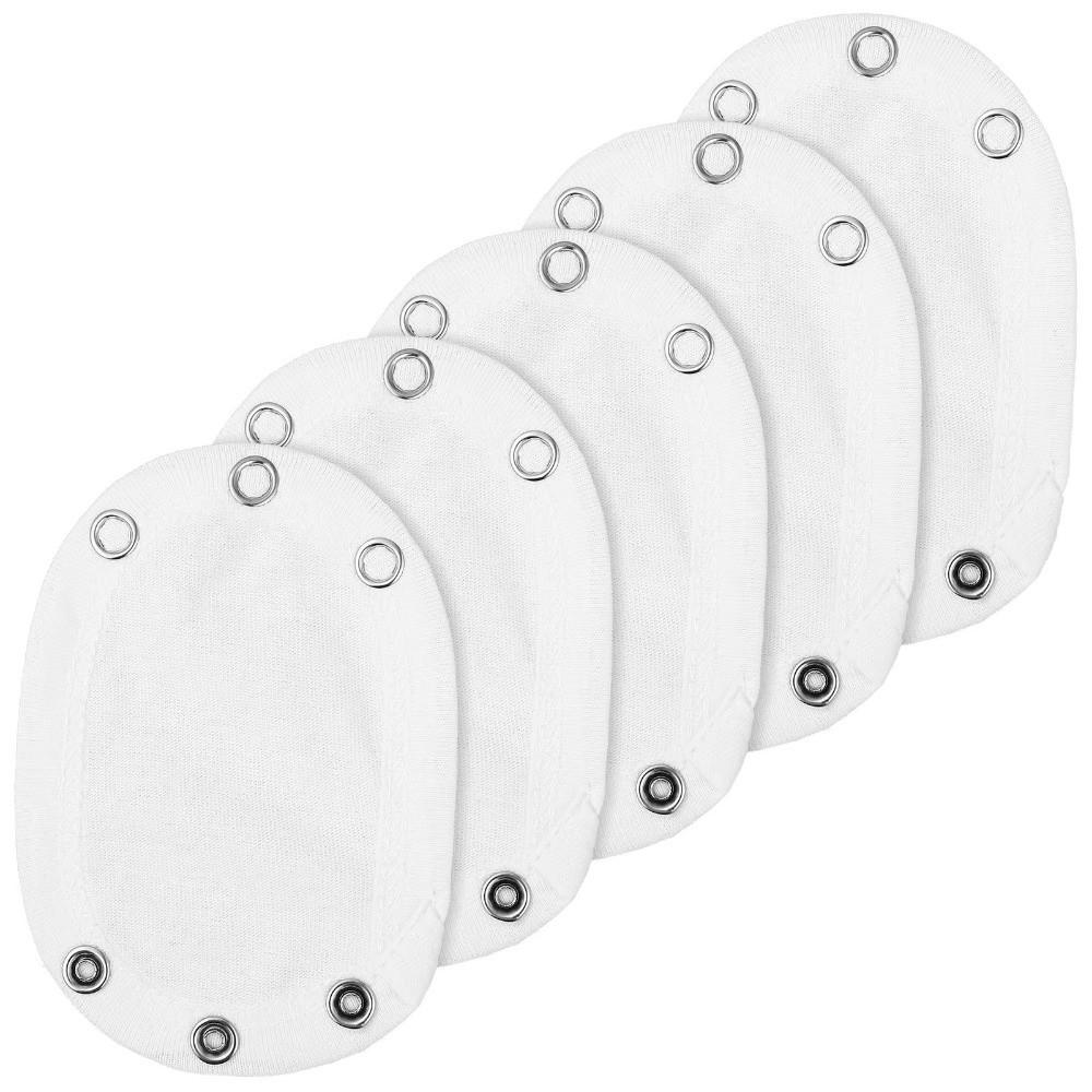 5 шт. Милые хлопковые удлинители боди белого цвета, супер-удобные удлиняющие накладки, мягкий удлинитель боди для мальчиков и девочек