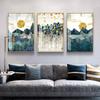 Landscape Canvas Painting On The Wall Art Canvas Prints Wall Art Abstract Sunrise Mountain Pictures for Living Room Home Decor