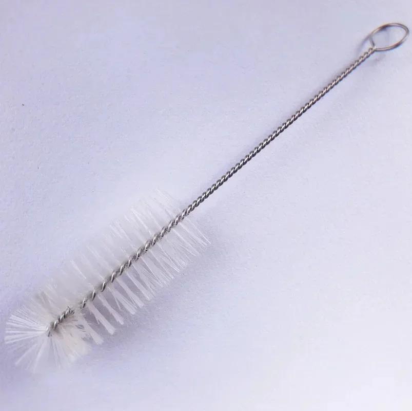 10 шт. набор щеток для чистки соломинок для питья, щетки для чистки трубок из нейлона и нержавеющей стали с длинной ручкой для соломинок