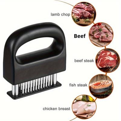 1 шт. Отбиватель для мяса 48 стальных игл Отбиватель для мяса Размягчитель для стейков Молоток Кухонные инструменты Гаджеты