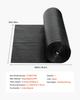 Weed Barrier Fabric Heavy Duty, 1.8x76.2m 141.7g Landscape Fabric, Woven Weed Blocker Fabrics, Garden Fabrics Weeds Barrier, Weeds Control Ground