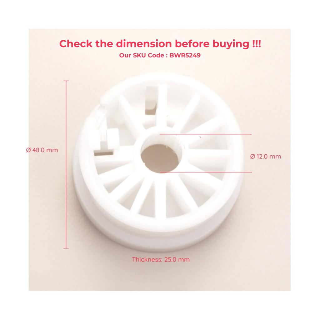 ESC Auto Parts EWR5249 Power Window Regulator Pulley Wheel 46751871,46751870 for Alfa Romeo 147 2000–2010 Ship From Turkey