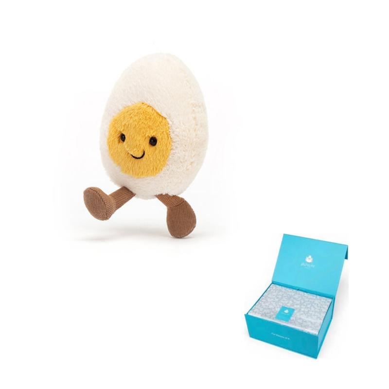 JELLYCAT Пасхальное вареное яйцо Успокаивающая кукла Плюшевая фигурка Высота 14см/23см/28см