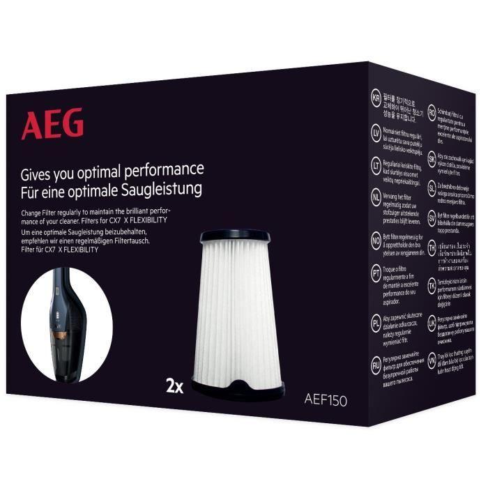 Filtres pour Aspirateur - AEG - CX7 - Pack de 2 - Filtres Internes - Lavables