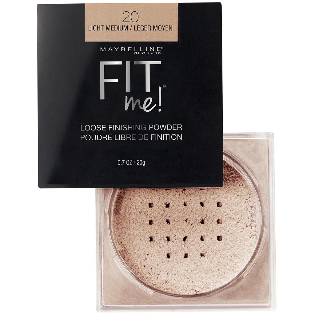 Maybelline Fit Me Рассыпчатая фиксирующая пудра Светлый Средний