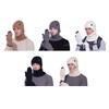 Neck Warmer Winter Glove Cap Set Korean Style Solid Beanie  Apparel Accessories
