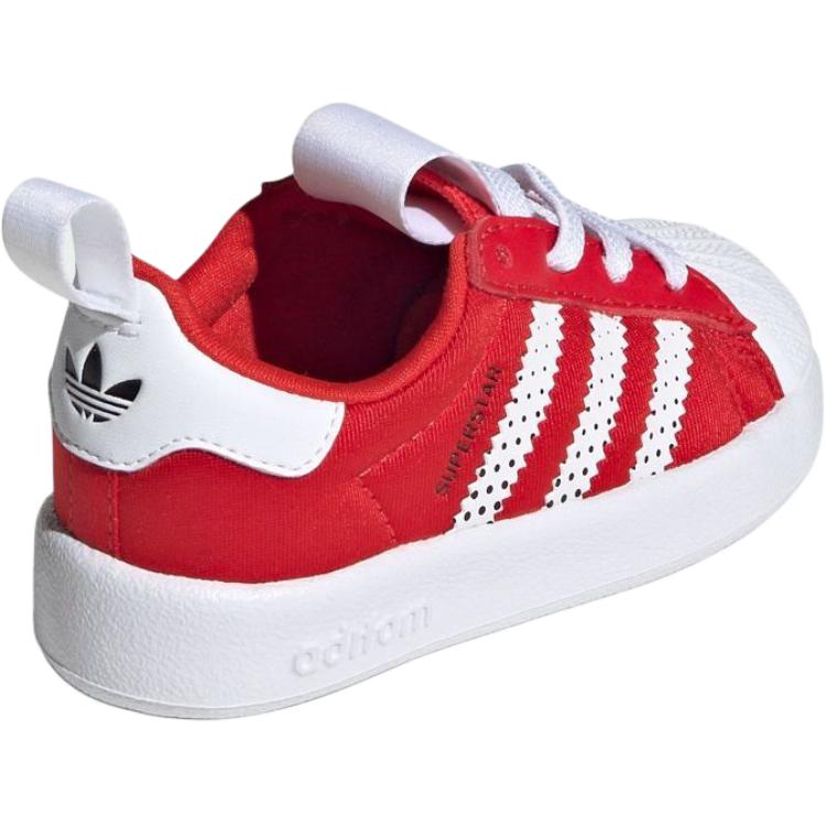 adidas Оригинальные Superstar 360 Удобные Мягкие Модные Поддерживающие Низкие Кроссовки для Ходьбы Детская Обувь Красный IH1751