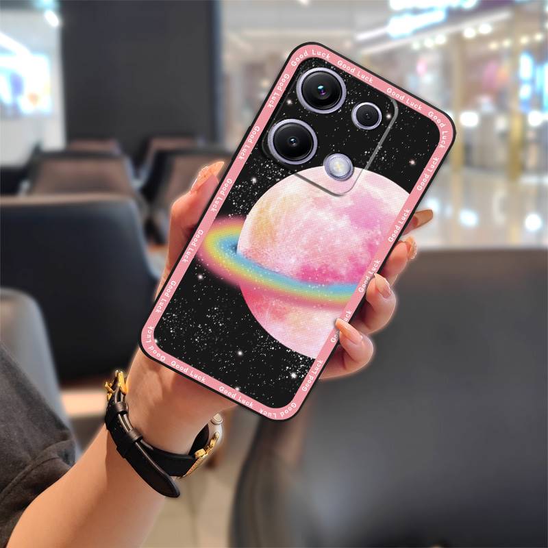 Anti-dust Silicone Phone Case For Redmi Note14S Global Back Cover Fashion Design Cartoon Anti-knock Soft Case TPU Cute