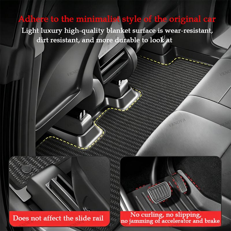 For Tesla New Model Y Juniper Premium/Performance 2026+ TPE Floor Mats Luggage Mat Wear-resistant Foot Pads ModelY Trunk Mats