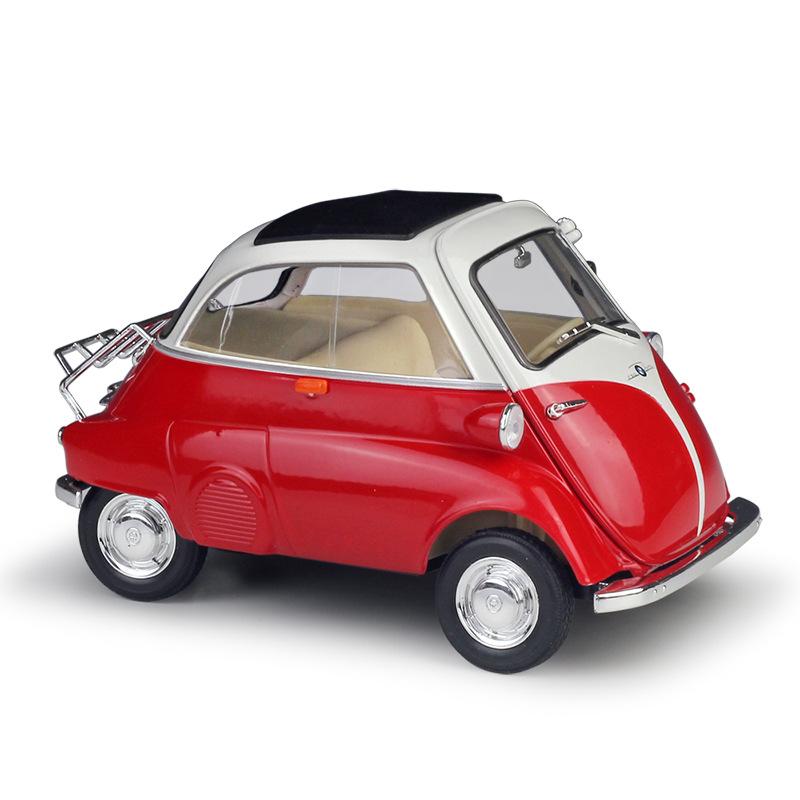 Велли 1:18 Литой Модель Автомобиля Bmw Isetta Литье под Давлением и Игрушечные Транспортные Средства Коллекция Машинка Игрушка Подарок Мальчику на День Рождения