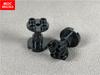 10 шт./лот Детали MOC DIY Коричневый Черный Опора 2x2x2 Стойка с Полным Отверстием 3940b Строительные Блоки Игрушки для детей Рождественский подарок