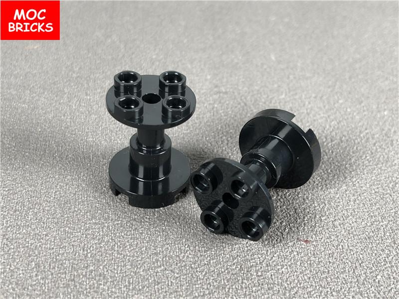 10 шт./лот Детали MOC DIY Коричневый Черный Опора 2x2x2 Стойка с Полным Отверстием 3940b Строительные Блоки Игрушки для детей Рождественский подарок