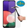 Tempered Glass for Samsung A22 5G (6.6") - Pack of 2 Films - Transparent - Scratch-resistant - Easy Installation