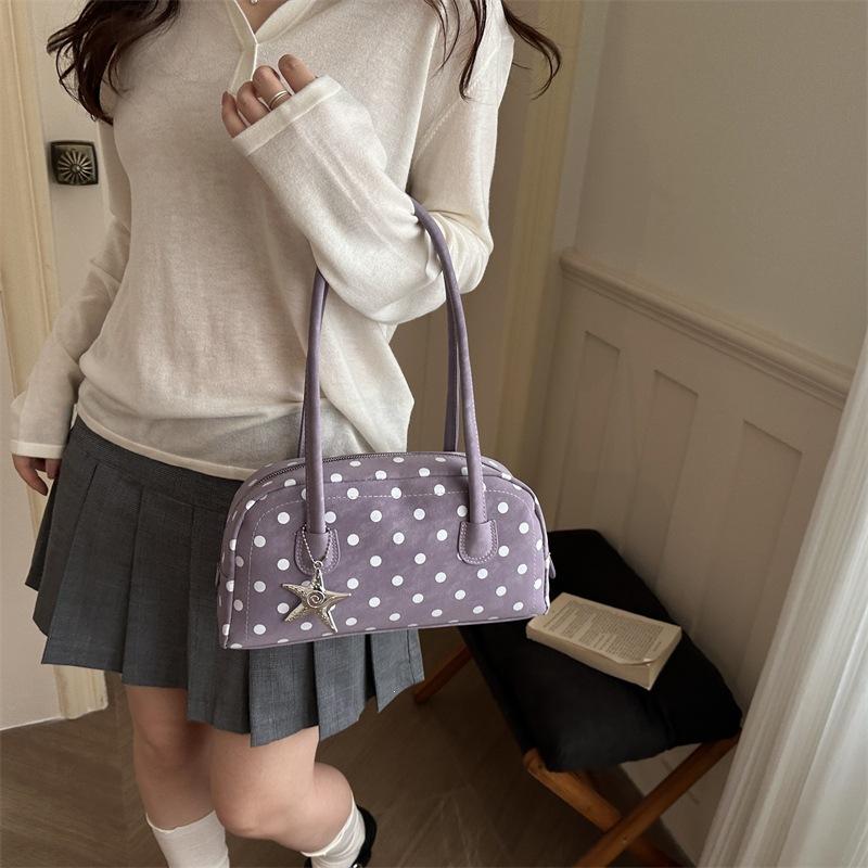 Going out new Korean small fresh polka dot star bag handbag sweet shoulder messenger bag women's bag