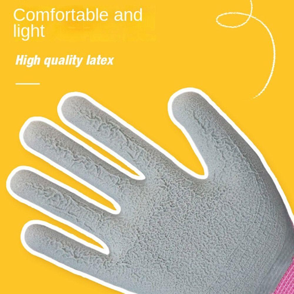 Durable Kids Gardening Glove Non-Slip Garden Glove Portable Work Gloves  Collect Seashells