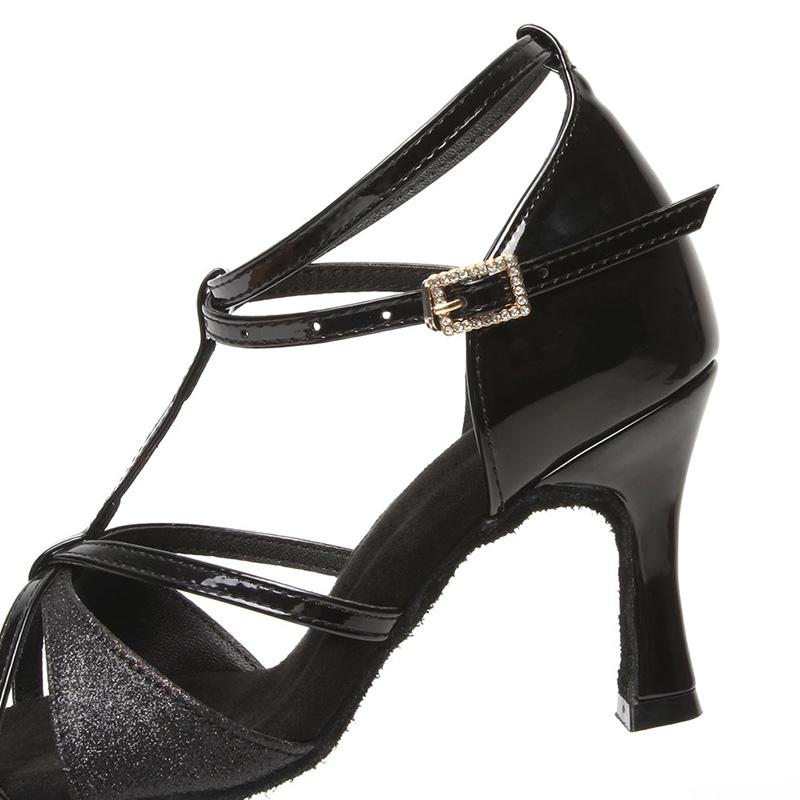 Женская обувь для латинских бальных танцев на каблуке 8,5 см для девочек, сальса-чача