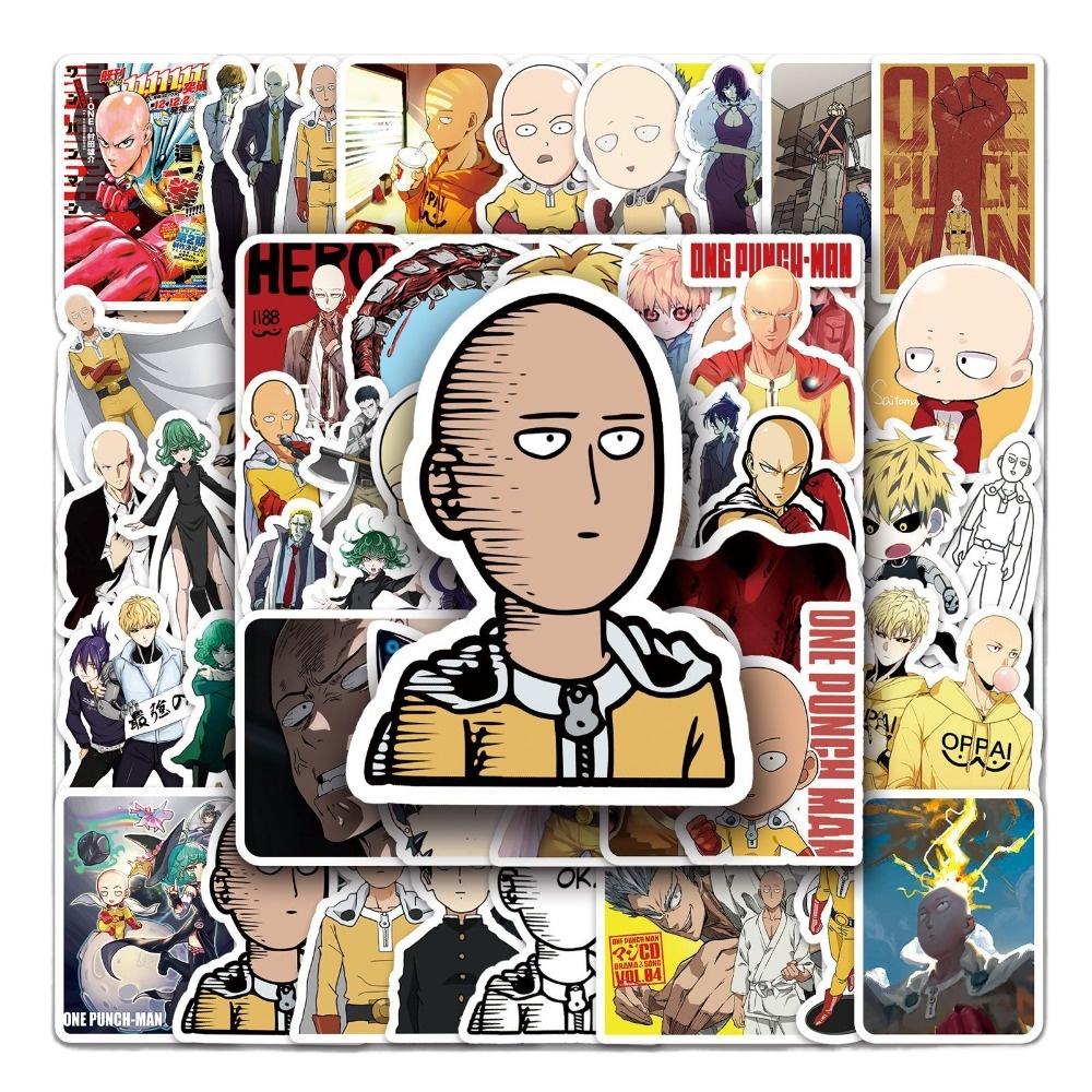 57 шт. Наклейки Аниме One Punch Man Японская Манга Мультфильм Сайтама Генос Рисунок Каракули Декор для Ноутбуков Чехлов