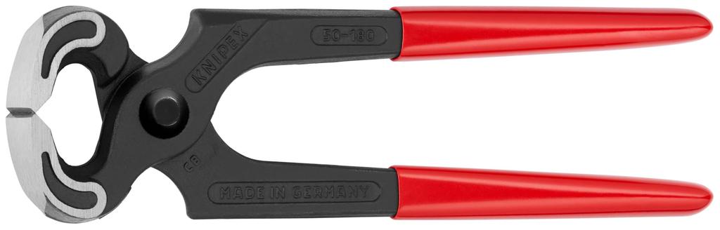 KNIPEX 160 мм Плоскогубцы столярные, Длинные, Рукоятки с пластиковым покрытием, 5001-180