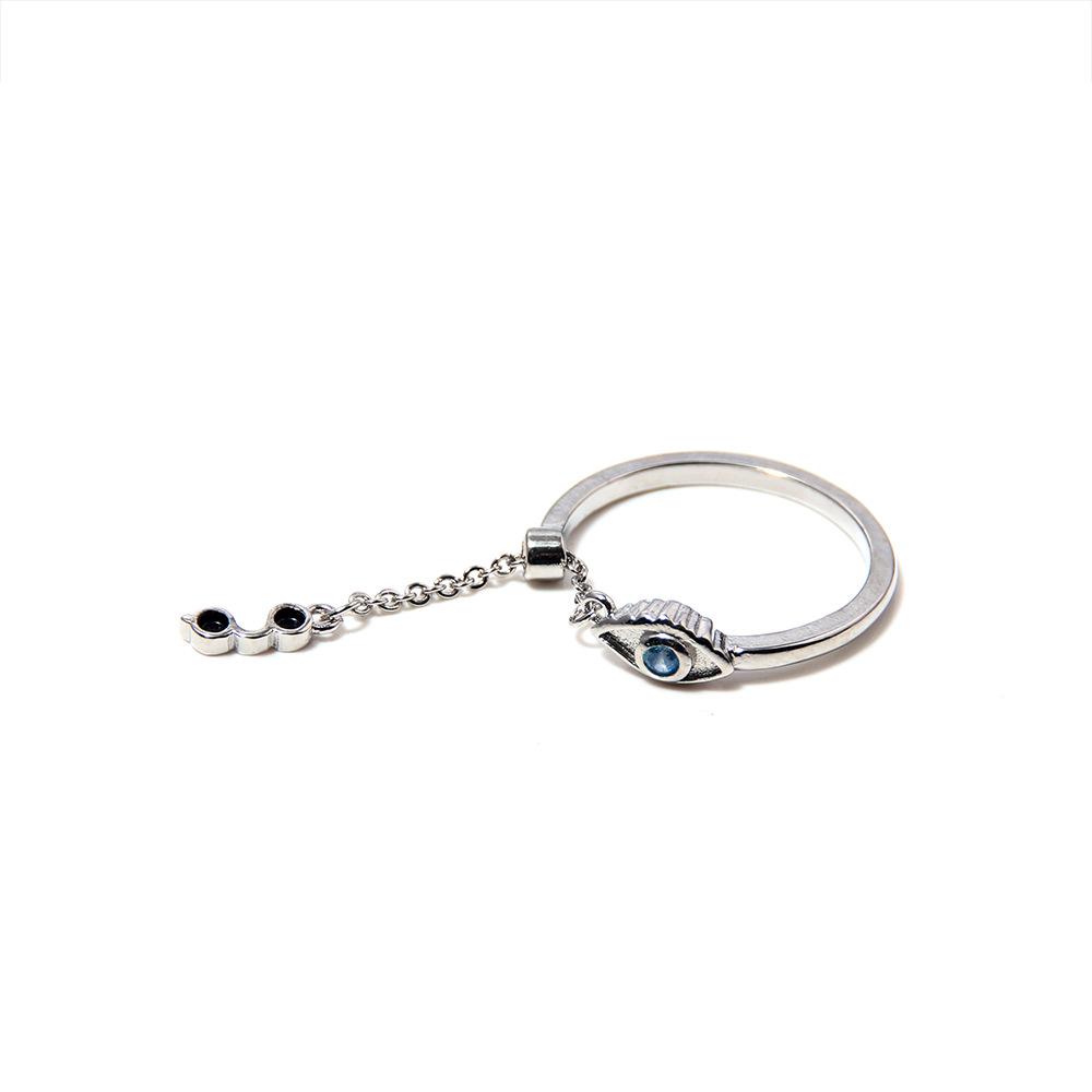 Периферийные заклинания аниме, боевые кольца, двухстороннее жилье, Nuo, Gojo, Gofu, Heihui, COS, аксессуары для колец «Демонический глаз»