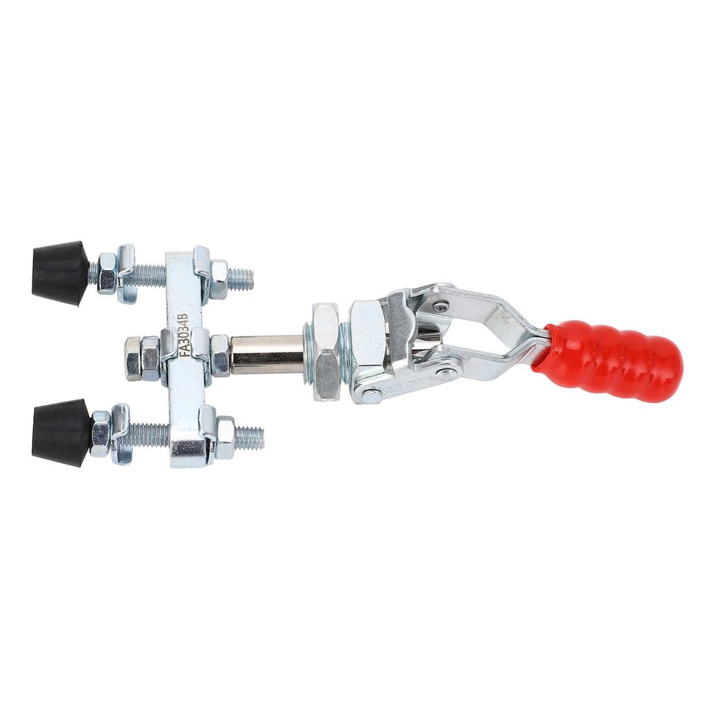 Зажим с шарнирным соединением Push Pull с фланцевым основанием, двухголовый быстроразъемный зажим, грузоподъемность 91 кг, удерживающая способность 20 мм