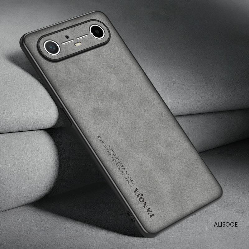 Матовый чехол из ПУ-кожи для для Tecno Spark Slim 4G Чехол для Tecno Pova Slim 5G Крышка Матовый пластик Полная защита Задняя крышка
