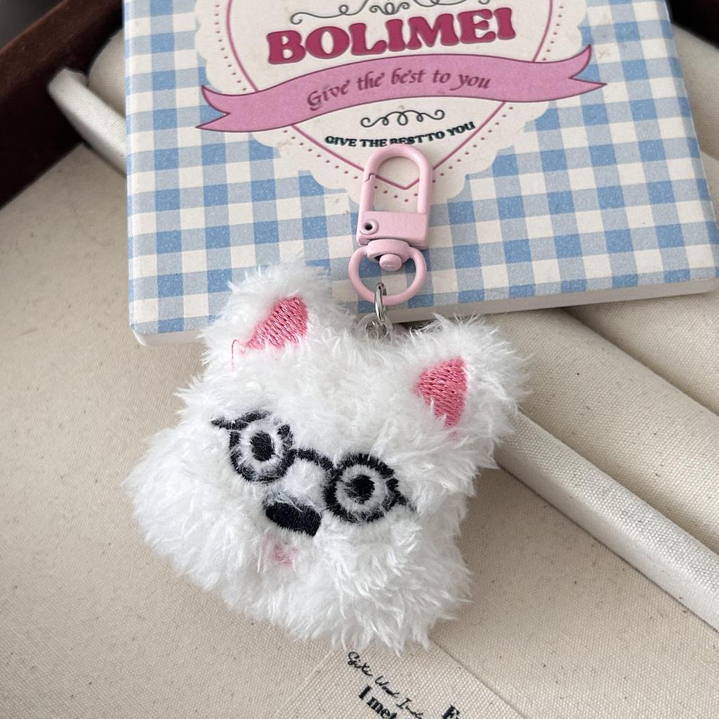 Плюшевый щенок вест-хайлендского терьера - Милый, мягкий брелок, приятный подарок для девочек и друзей.