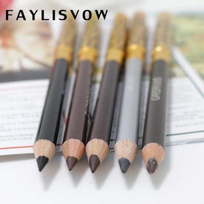 Стойкий двуглавый карандаш для бровей с леопардовым принтом, усилитель для бровей и тени для макияжа